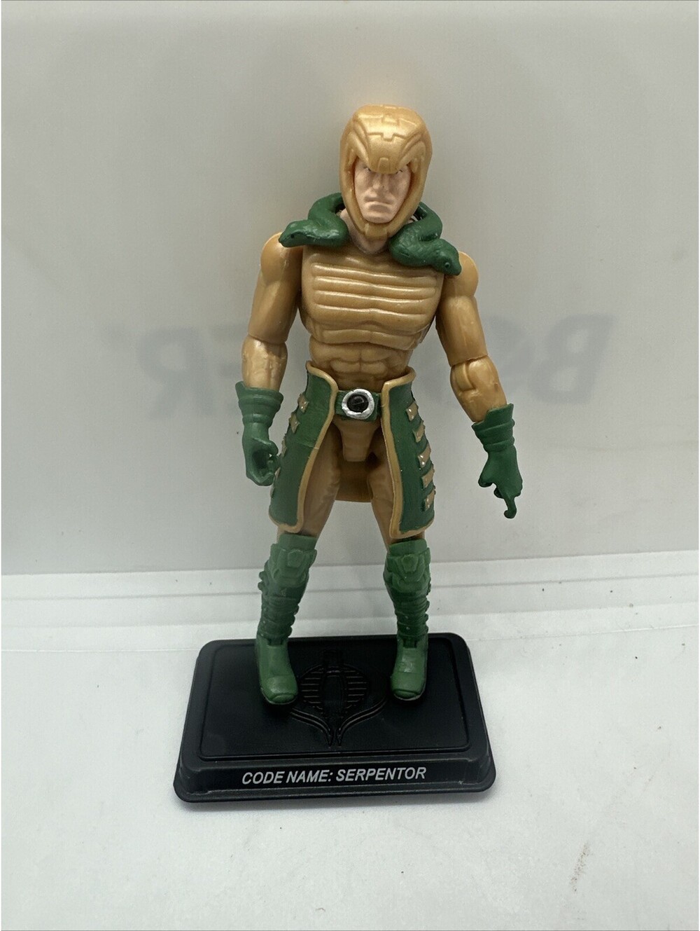 GI Joe Cobra Emperor Serpentor v4 25th Anniversary InComplete Loose Legs